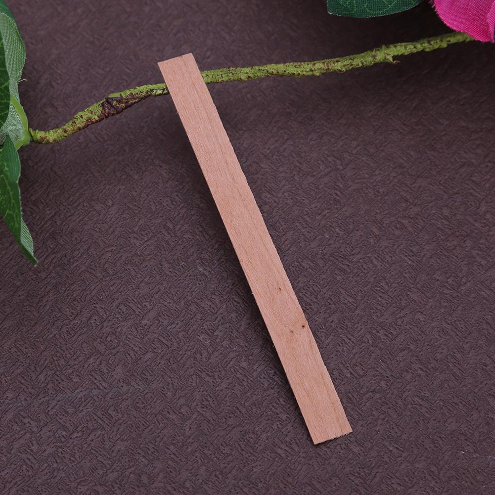 Wooden Wick Candle - 50 Stück Holzdochte für Kerzen aus