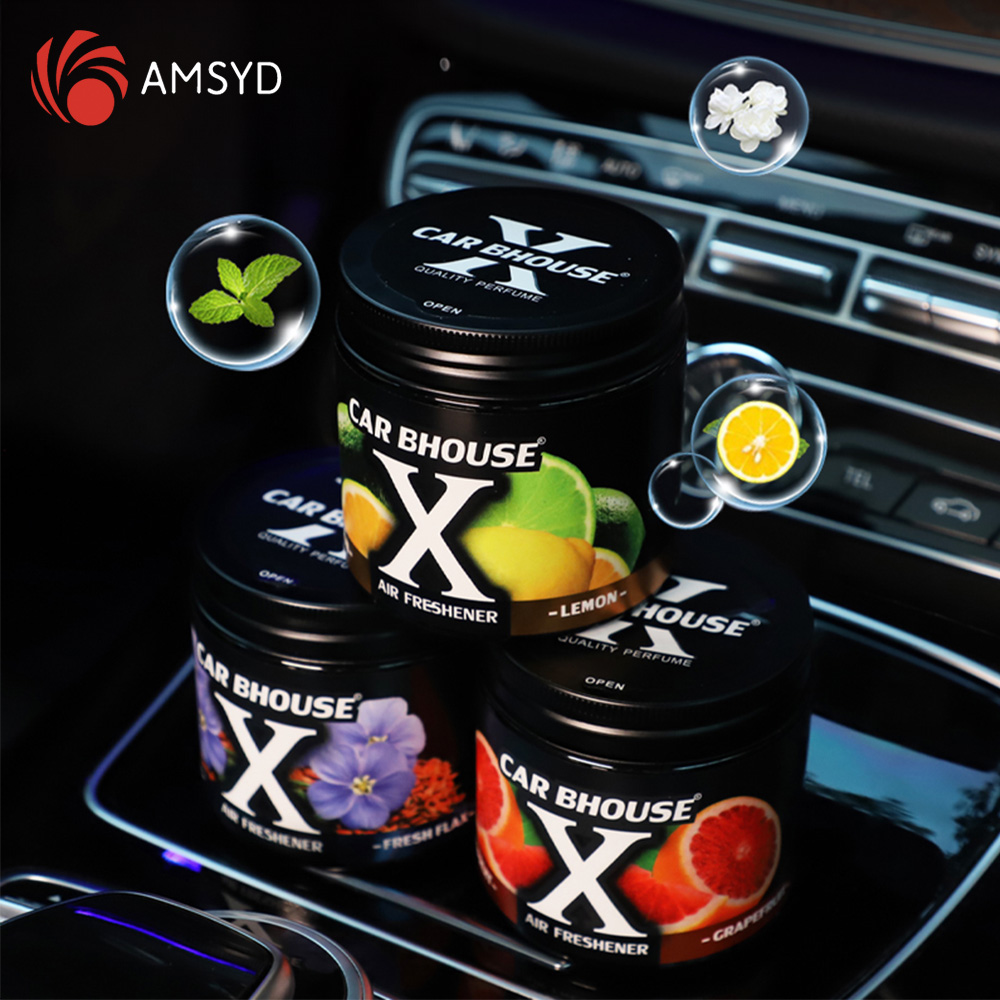 Home Fragrance Gel - Auto-Lufterfrischer, solides Kölnischwasser, Lavendel, Zitrone, Autozubehör,