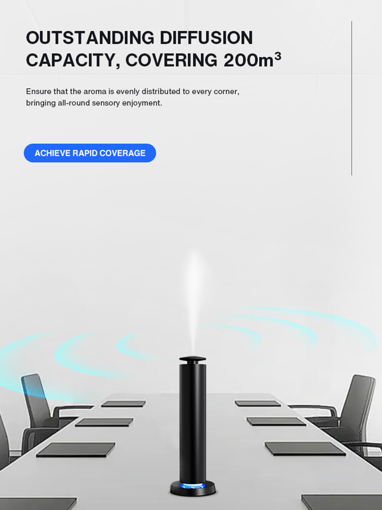 Home Fragrance Diffuser Electric - NAMASTE 200 m3 intelligenter elektrischer Geruchsverteiler,
