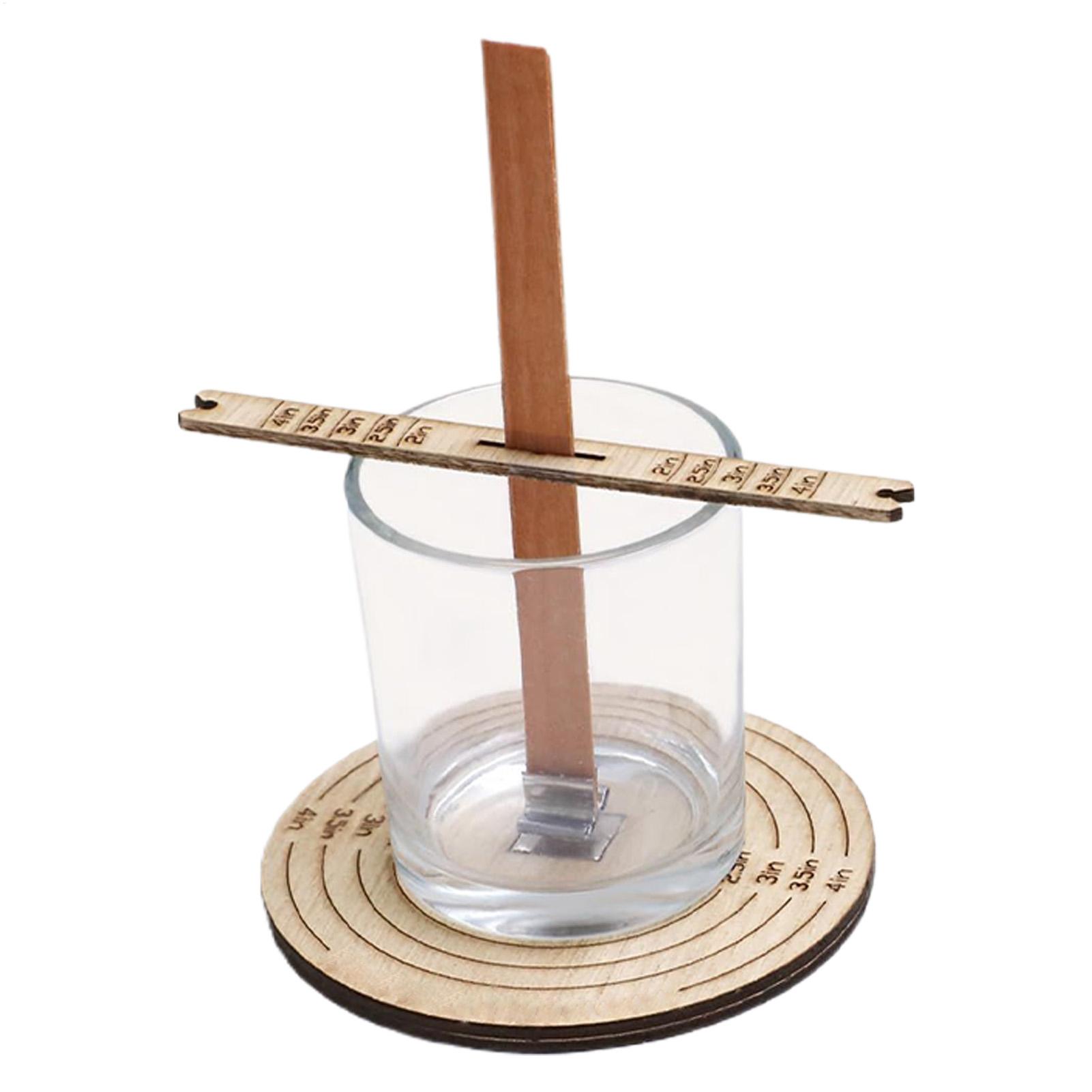 Wooden Wick Candle - Docht-Zentrierwerkzeug, Docht-Stabilisator, Werkzeug zur Kerzenherstellung, 2-teilig,