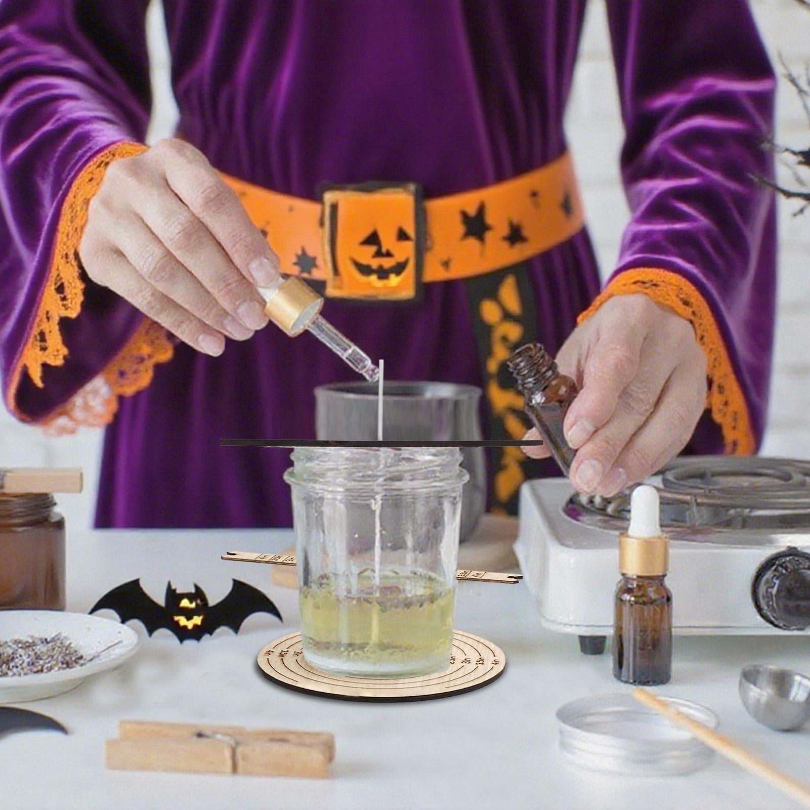Wooden Wick Candle - 2 Stück Dochtzentrierwerkzeug Dochtstabilisator Kerzenherstellungswerkzeug Holz-Bastelzubehör