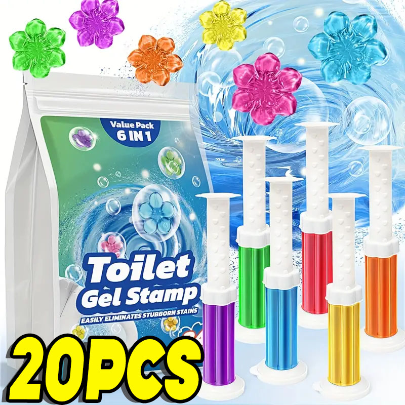 Home Fragrance Gel - 1/20 stücke Blume Wc Reiniger Gel