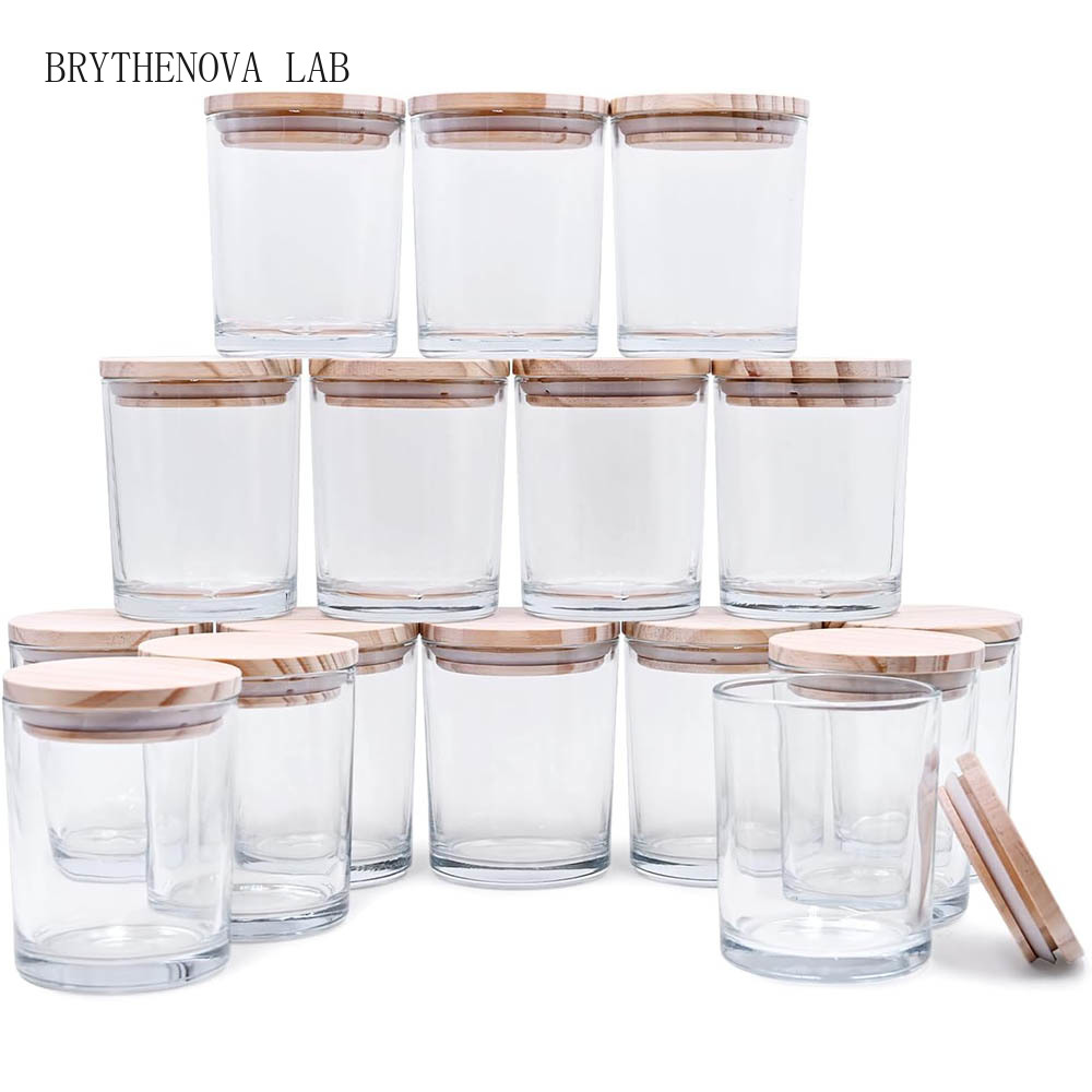 Amber Jar Candle - 200ml Dicke Kerzengläser zum Kerzenherstellung, 7OZ