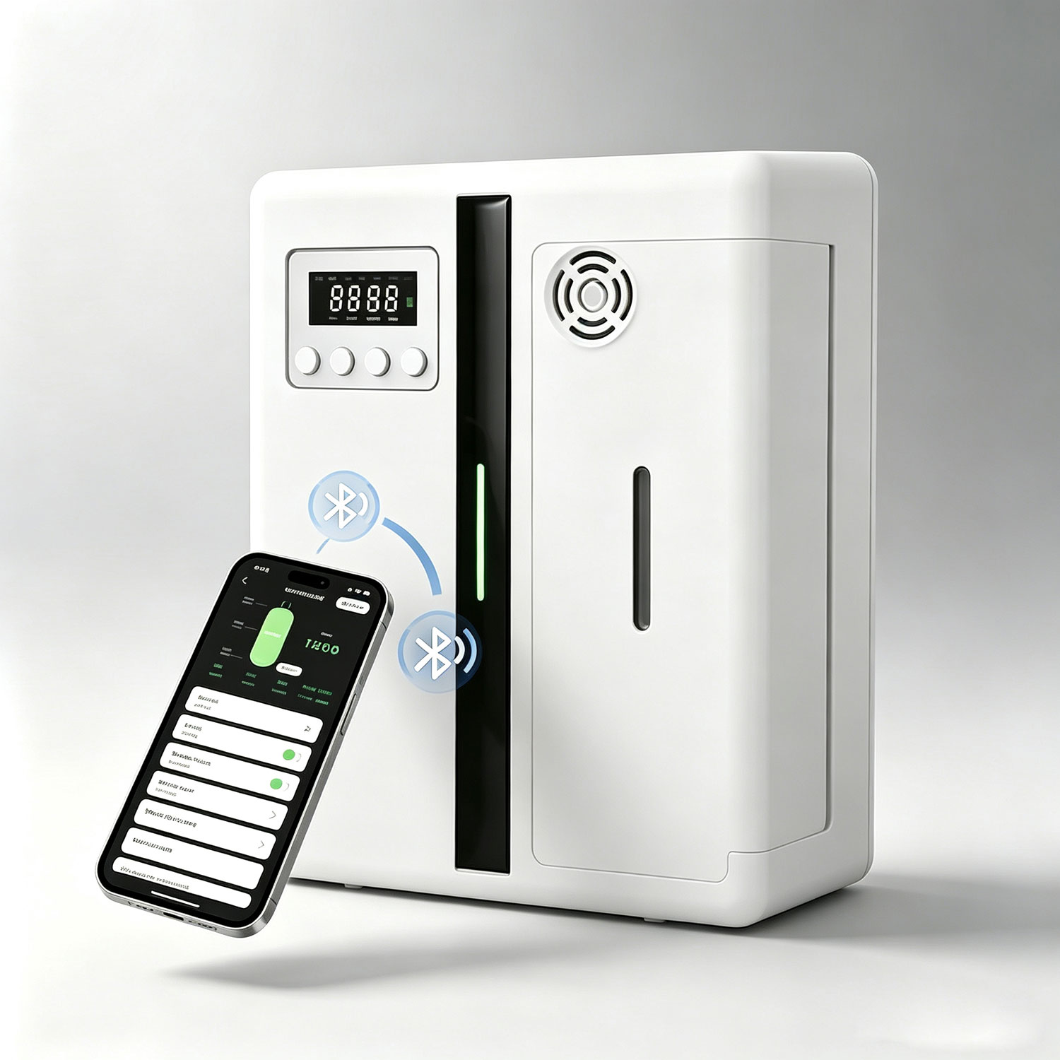 Home Fragrance Aroma - Wasserloser Duftdiffusor mit Bluetooth-App-Steuerung, Wandmontierte Duftmaschine,
