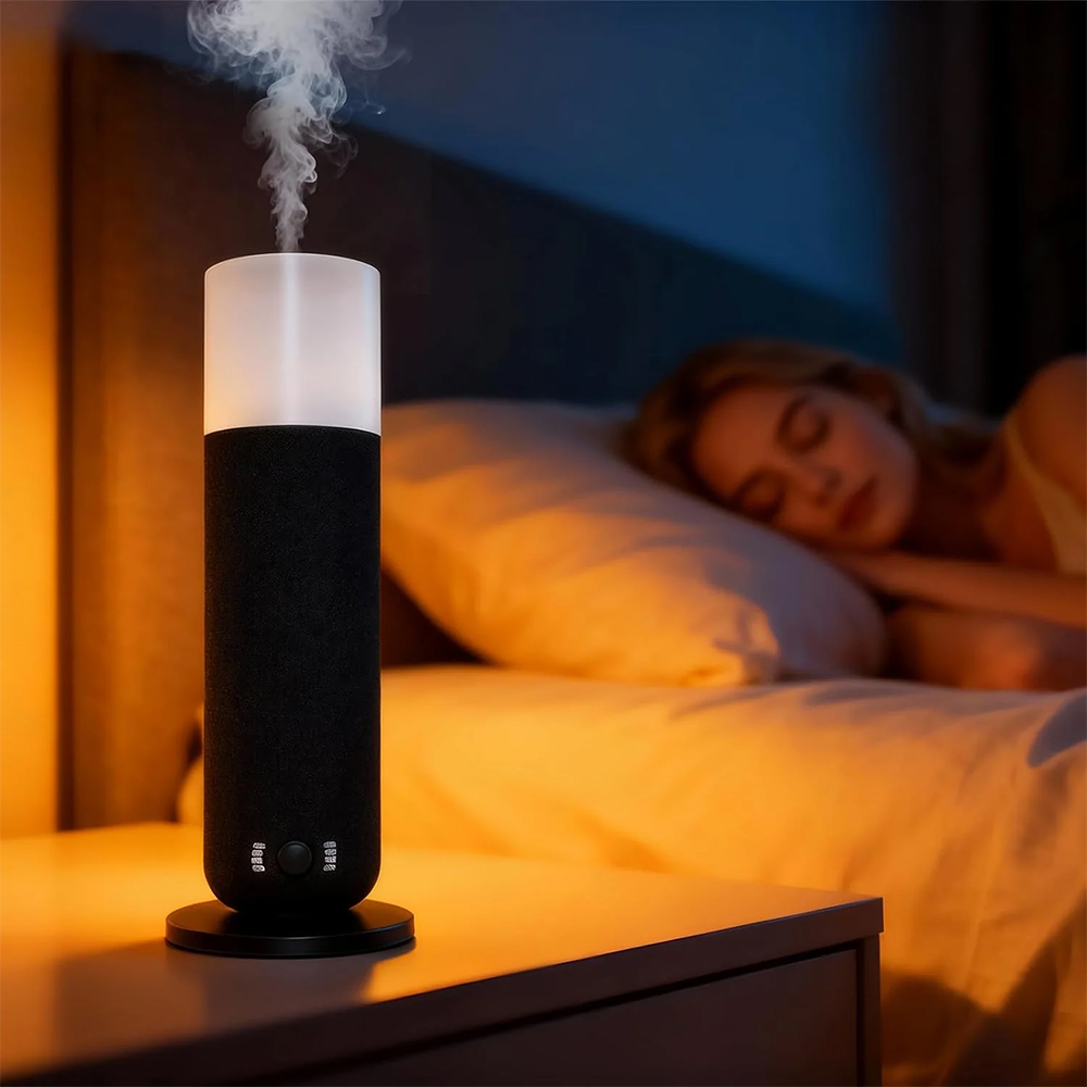Home Fragrance Diffuser Electric - NAMSTE 120ML Turm-Duftdiffusor mit Bluetooth-Steuerung, Elektrischer