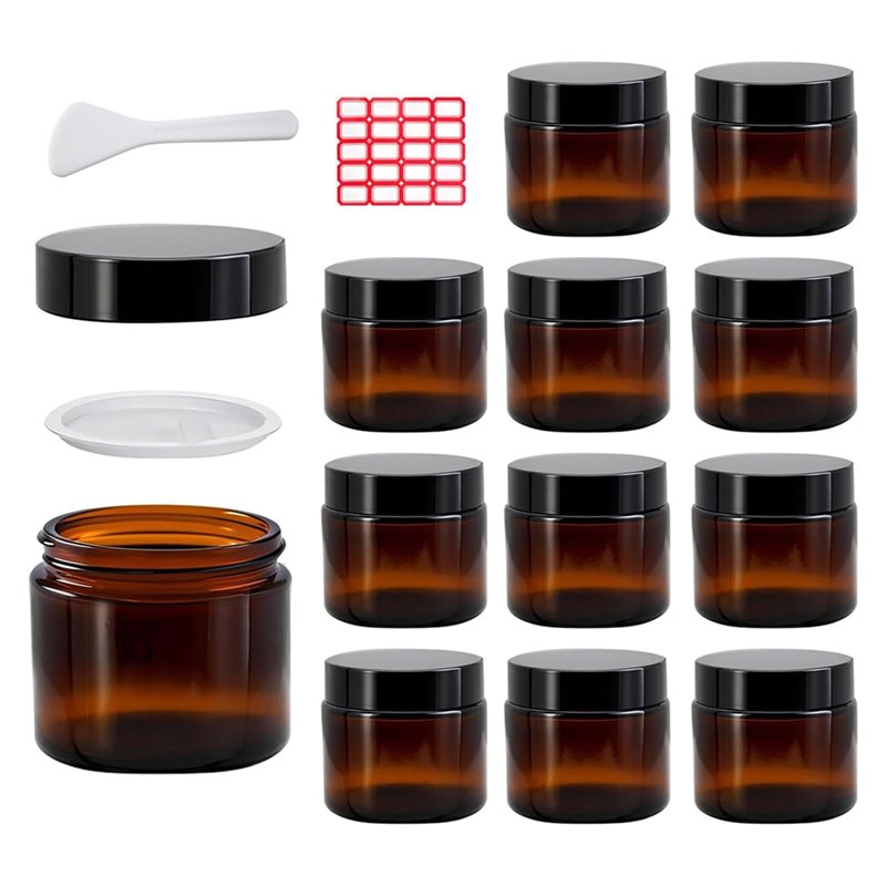 Amber Jar Candle - Für selbstgemachte Kosmetik, Balsame, Kerzen, Butter