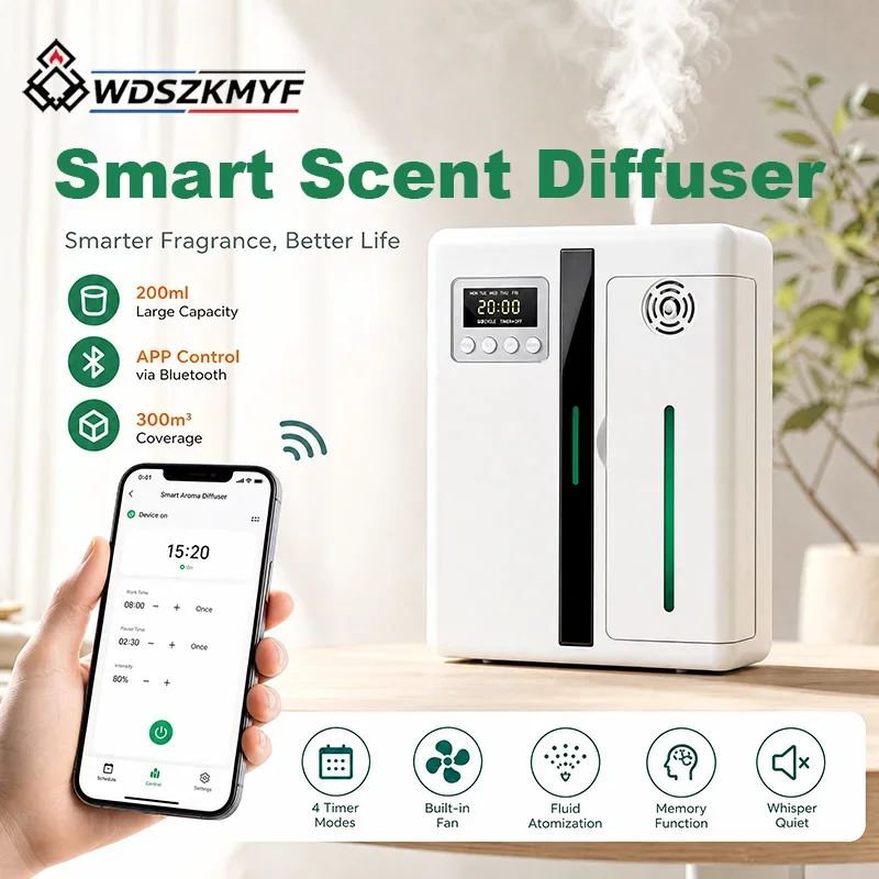 Home Fragrance Aroma - Kommerzieller Wandmontierter Duftspender 200ML mit Eingebautem