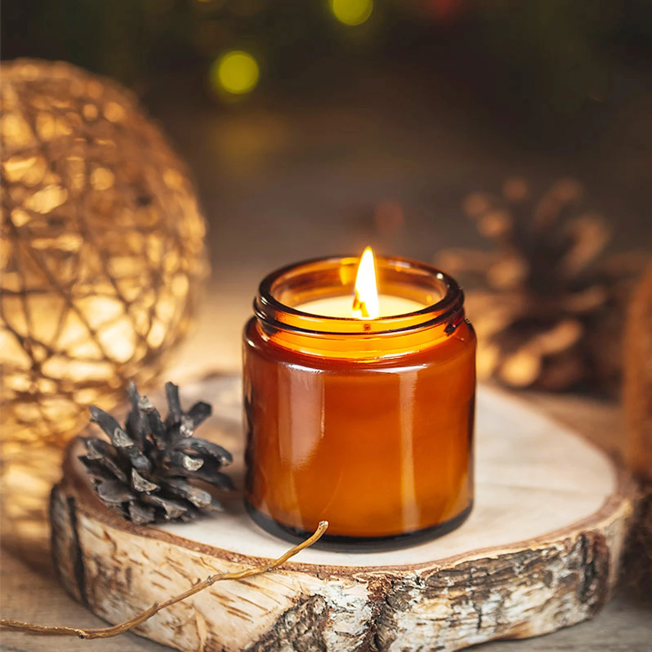 Glas-Kerzengläser, 4oz Bernste – Amber Jar Candle Bewertung und Preis