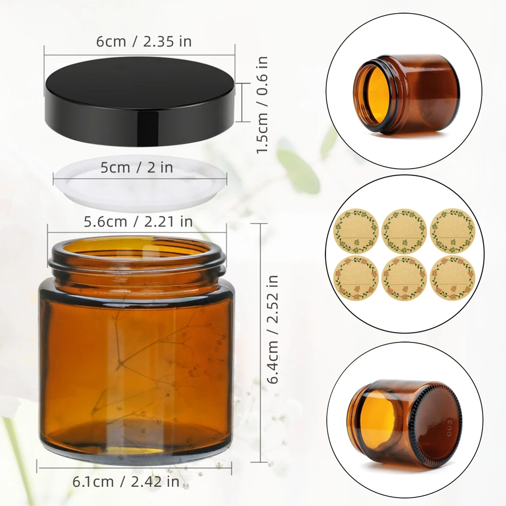 Glas-Kerzengläser, 4oz Bernste – Amber Jar Candle Bewertung und Preis
