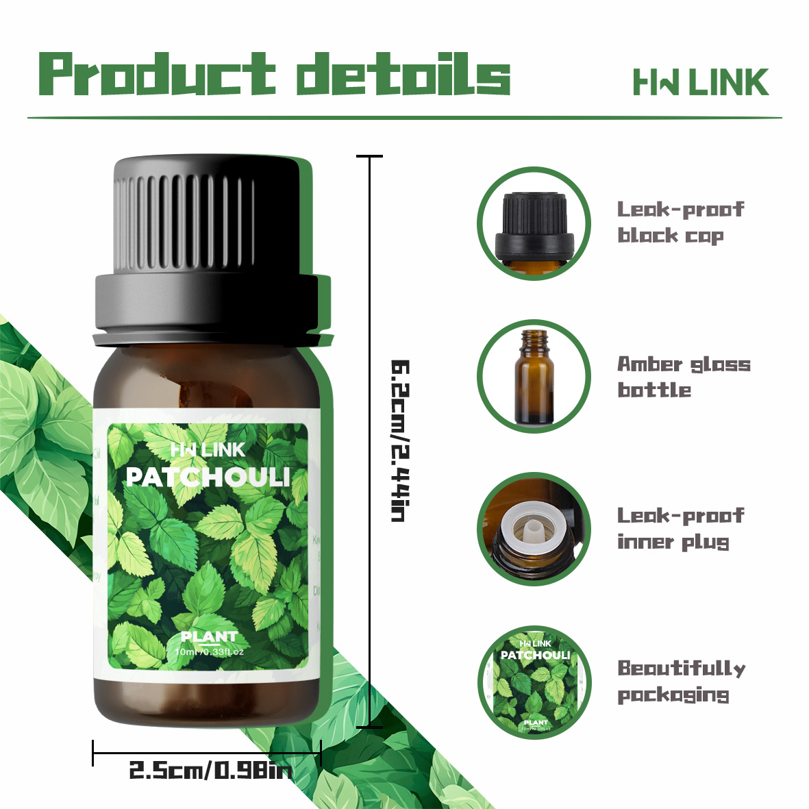 10ml Patschuli Ätherische Öle  – Home Fragrance Diffuser Oil Bewertung und Preis