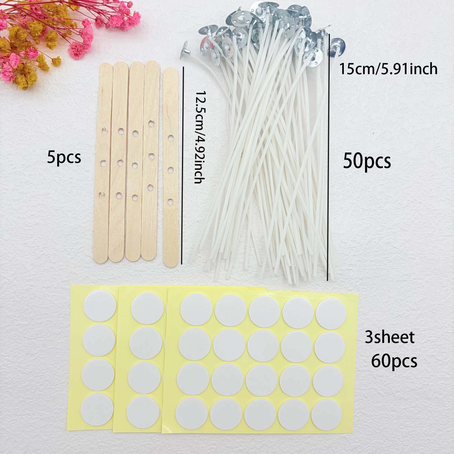 1 SET Kerzenherstellungs-DIY-K – Wooden Wick Candle Bewertung und Preis
