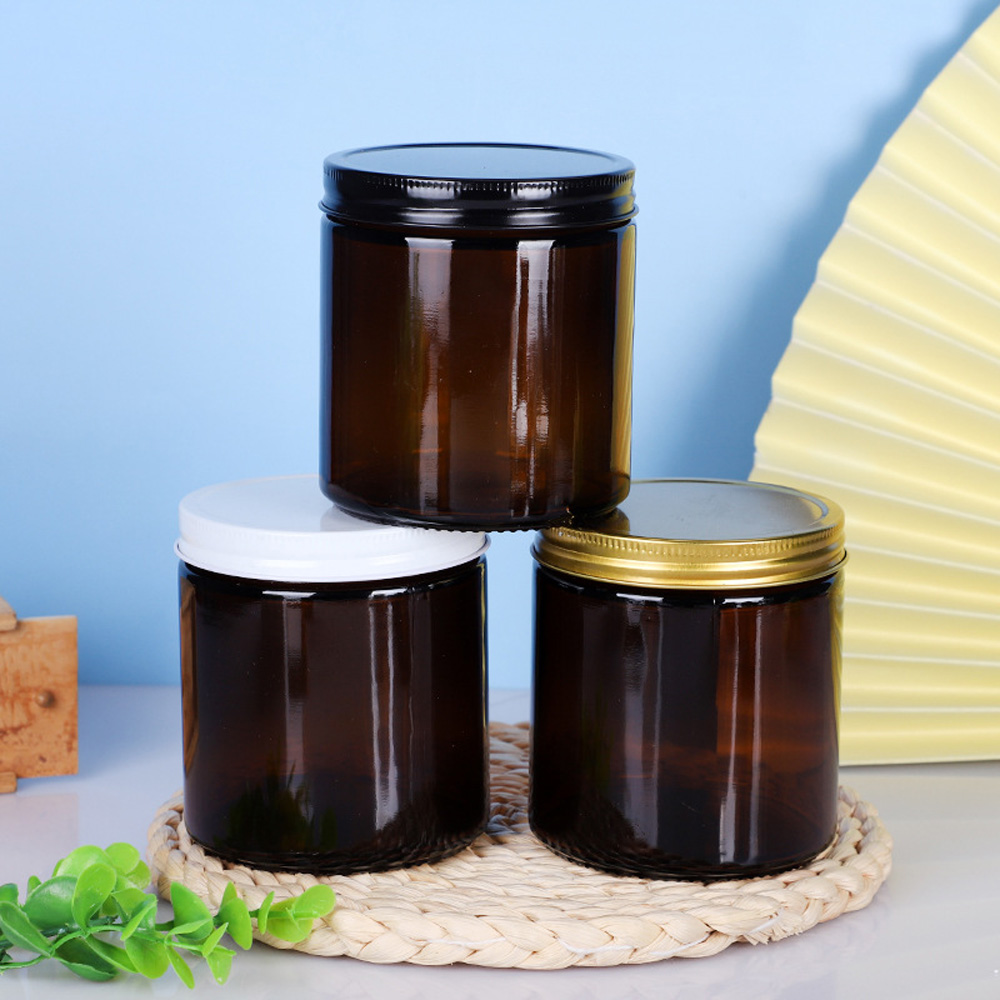 250 ml brauner und bernsteinfa – Amber Jar Candle Bewertung und Preis