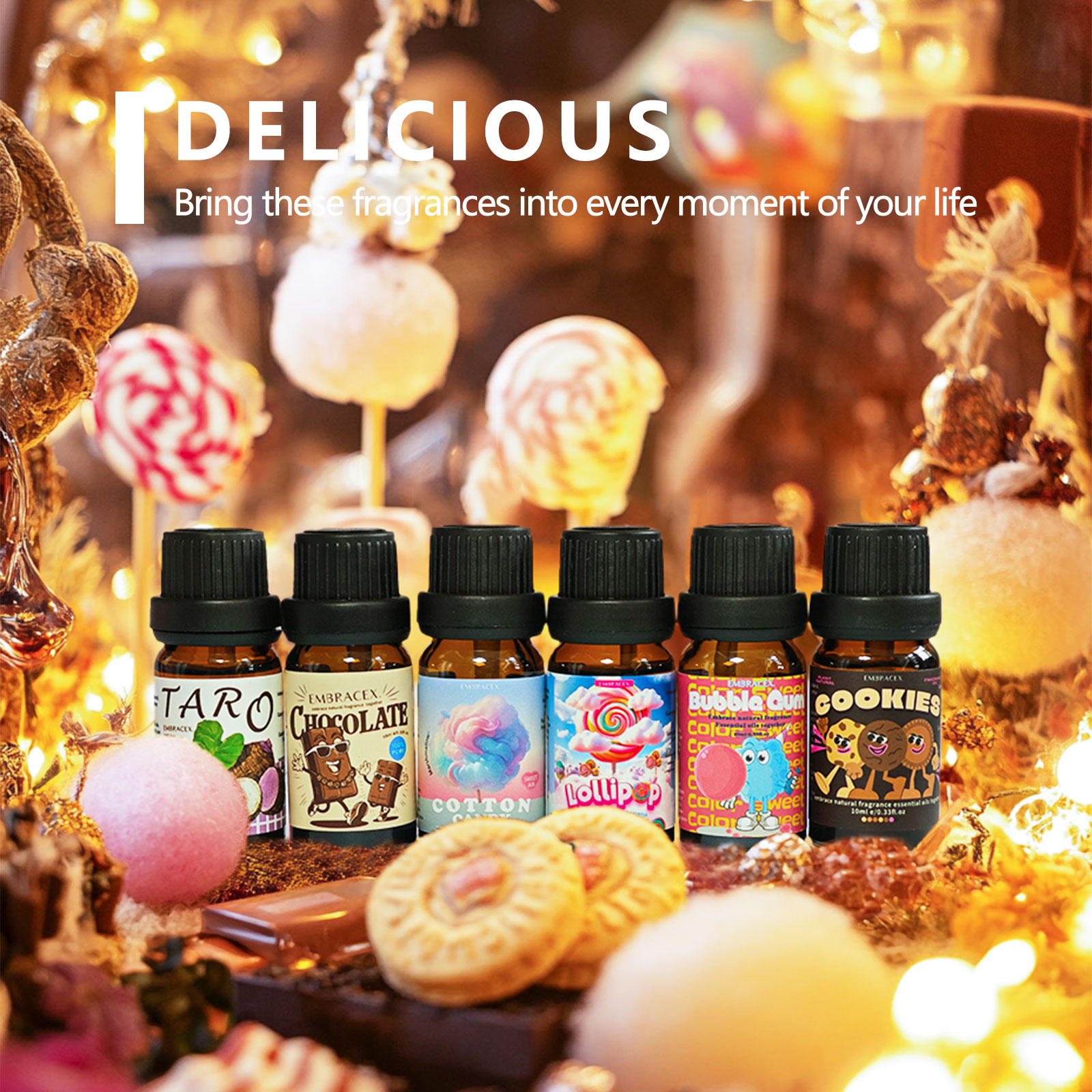 6 Stück/1 Set köstliche ätheri – Home Fragrance Liquid Bewertung und Preis