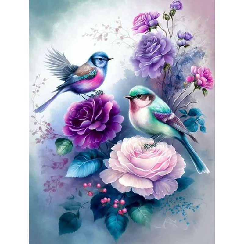 1 Set Diamant-Malerei „Vogelge – Home Fragrance Flowers Bewertung und Preis