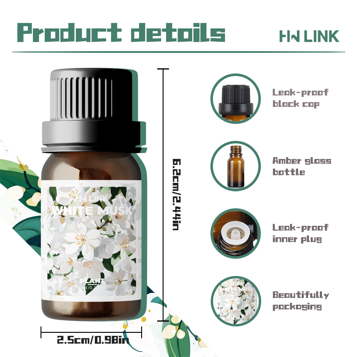 Weiße Moschus-Ätherische Öle 1 – Home Fragrance Liquid Bewertung und Preis