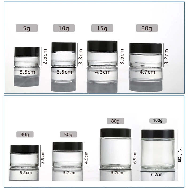 5 Stück 5g-100g Bernsteinfarbe – Amber Jar Candle Bewertung und Preis