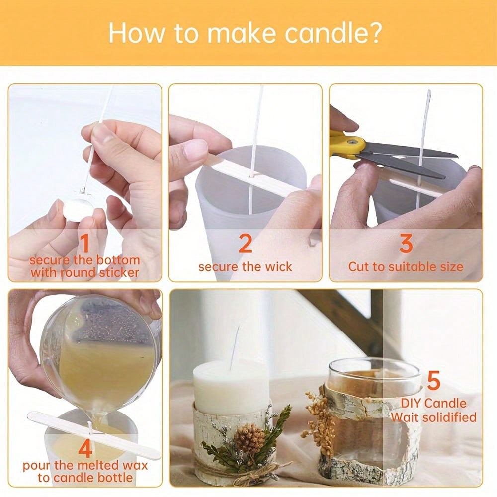 5/10/20/30/50 Stück Holz-Kerze – Wooden Wick Candle Bewertung und Preis