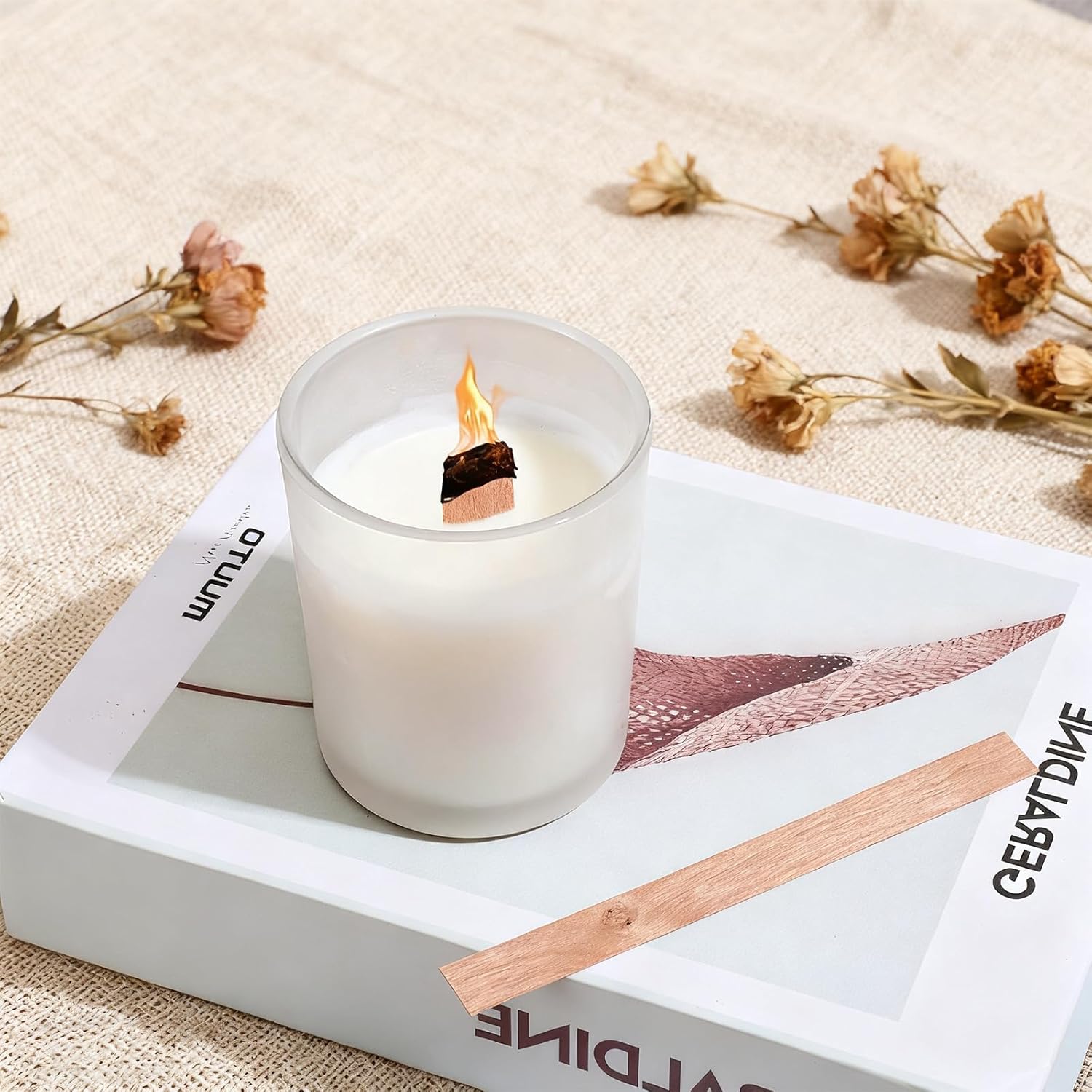 60 Stück Holzdochte für die Ke – Wooden Wick Candle Bewertung und Preis