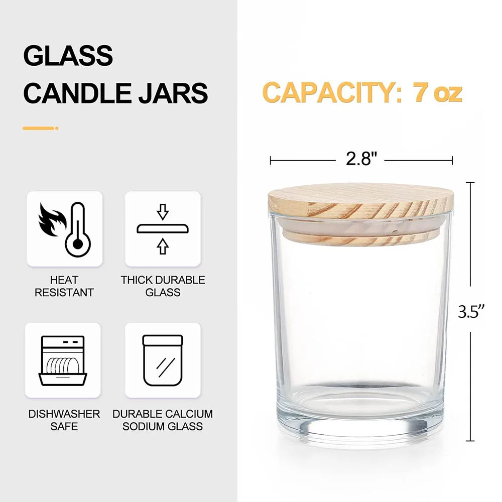 200ml Dicke Kerzengläser zum K – Amber Jar Candle Bewertung und Preis
