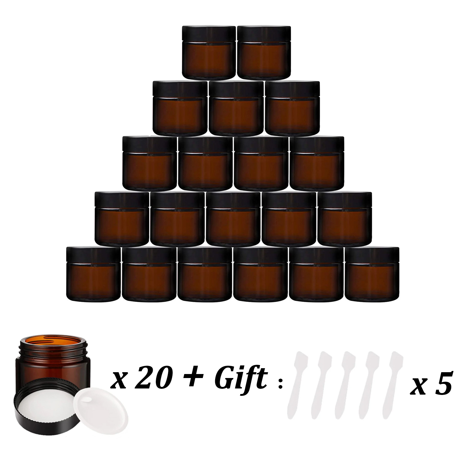 20 kleine bernsteinfarbene Gla – Amber Jar Candle Bewertung und Preis