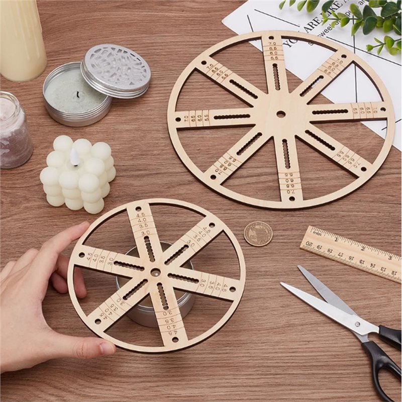 ABUI-Dochthalter, 2-teiliges D – Wooden Wick Candle Bewertung und Preis