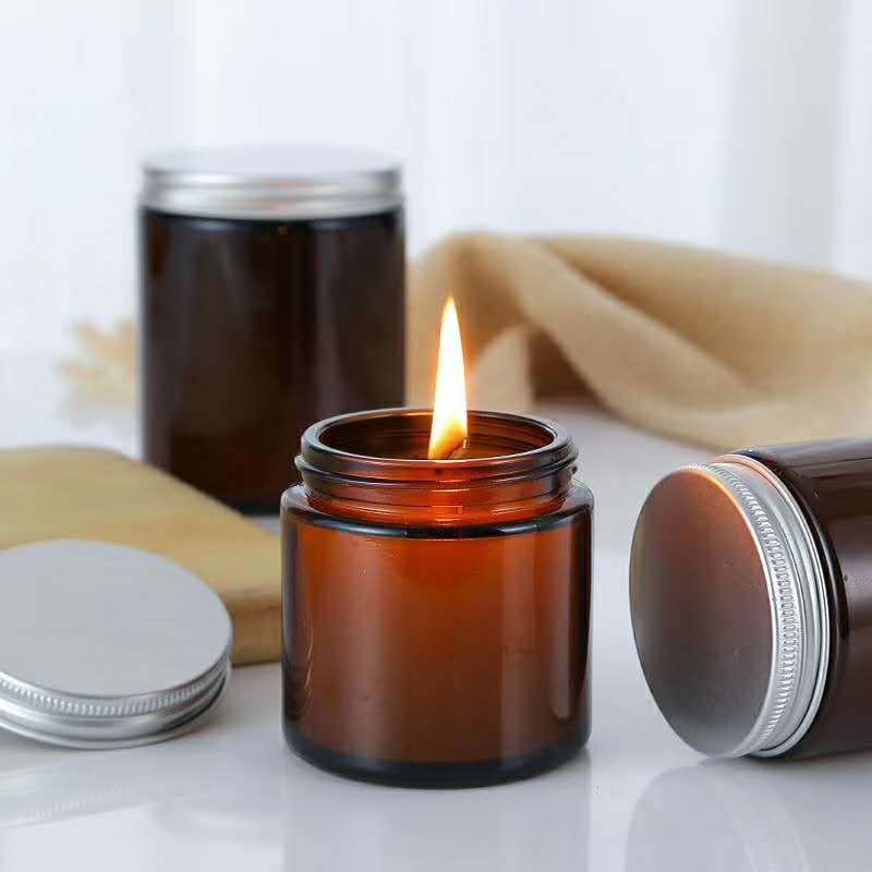 6 Stück 100/250 ml Braunglas-K – Amber Jar Candle Bewertung und Preis